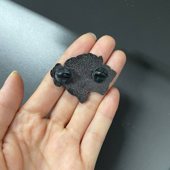 Legendary Pokemon Entei Chewing on Sudowoodo Kawaii Enamel Pin - Picture 3 of 4